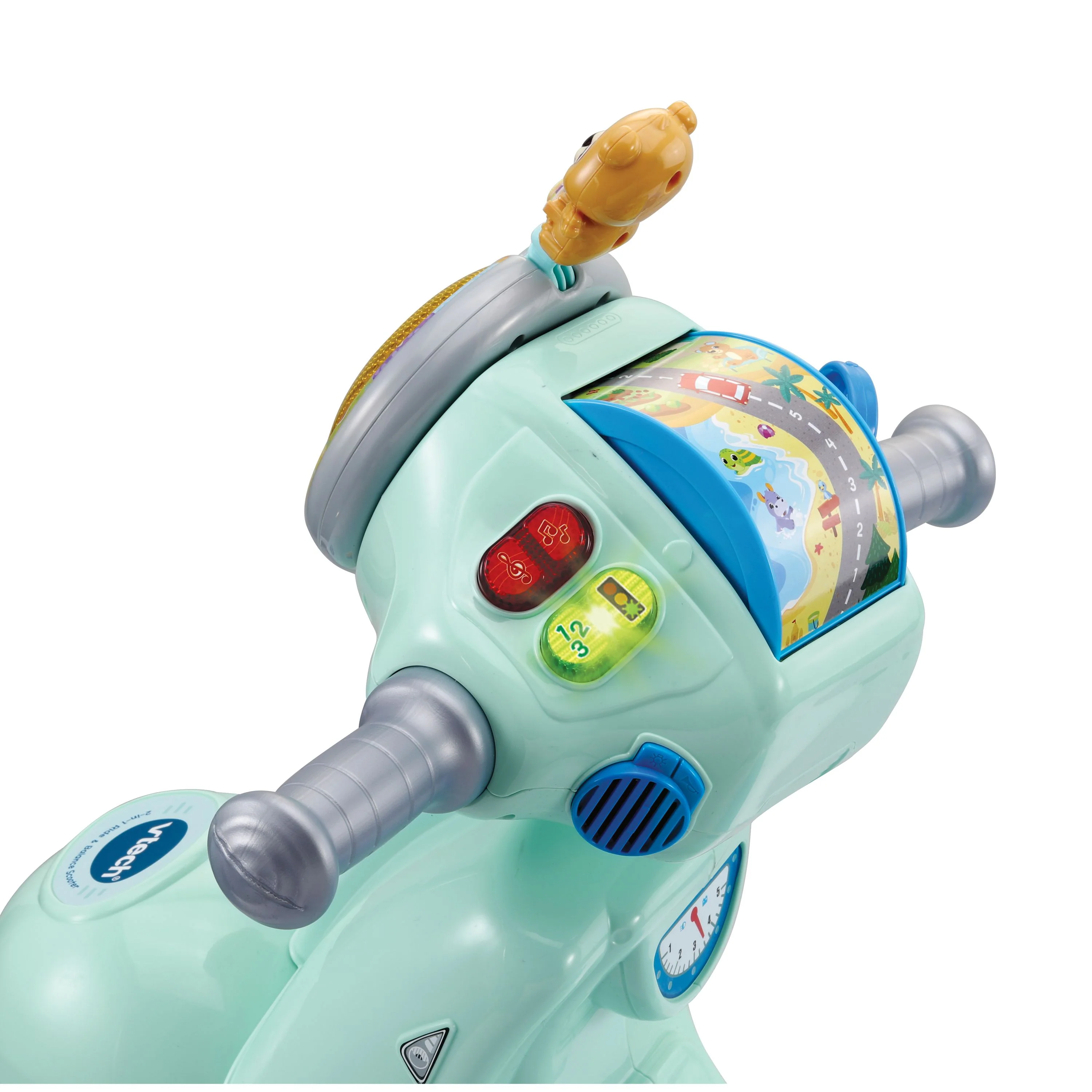 VTech 2-In-1 Ride & Balance Scooter - Blue - Image 4