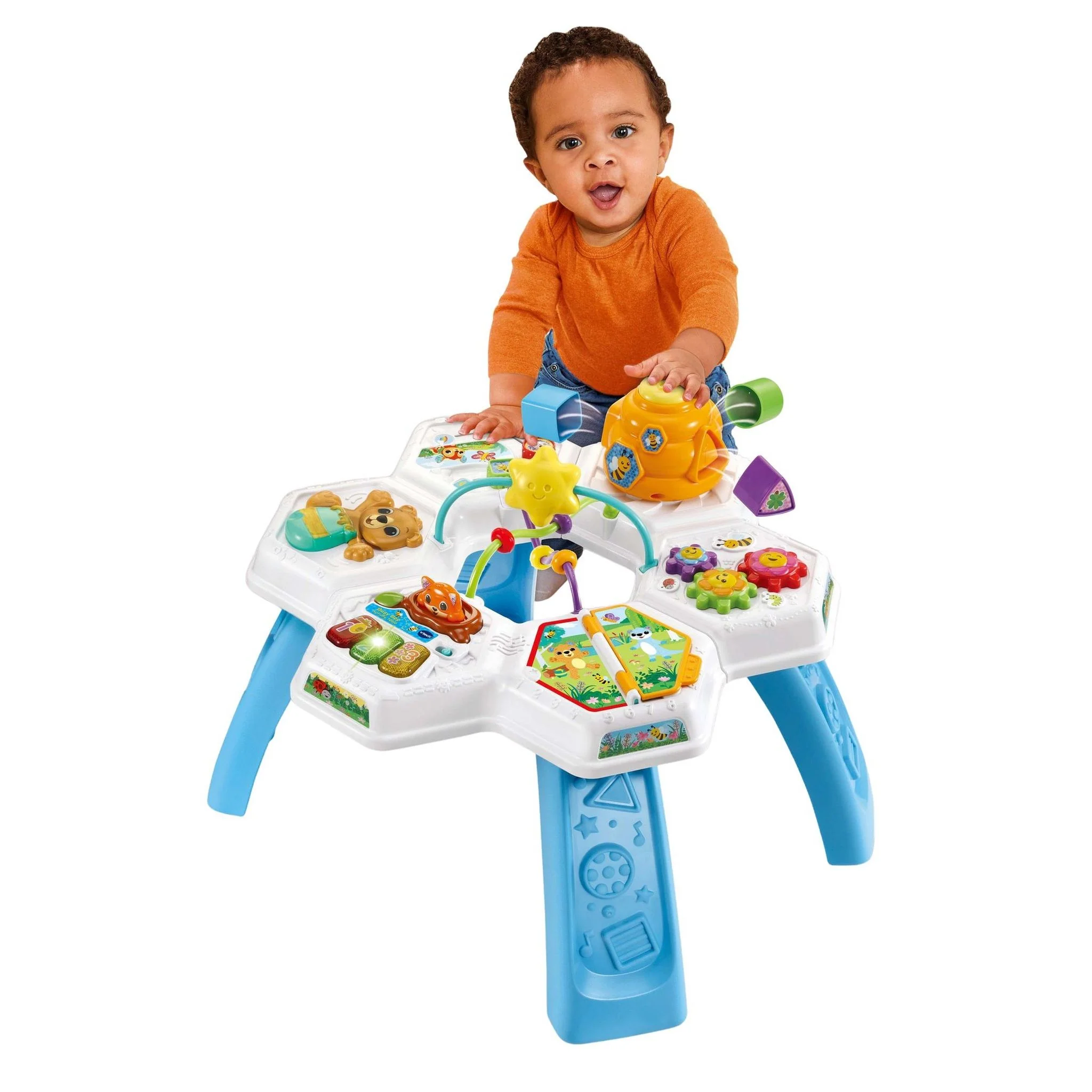 VTech Busy Bee Activity Table - Blue - Image 3