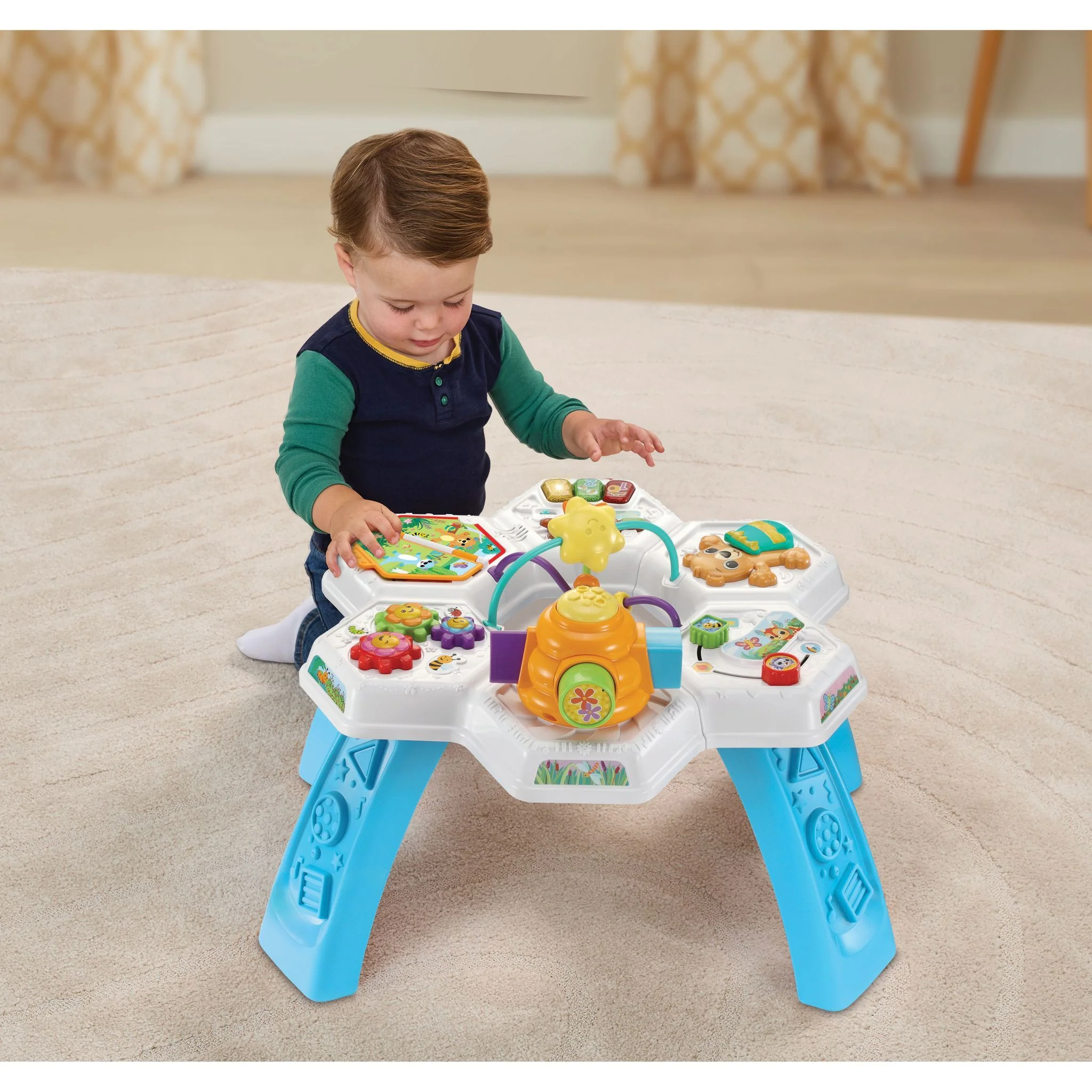 VTech Busy Bee Activity Table - Blue - Image 4