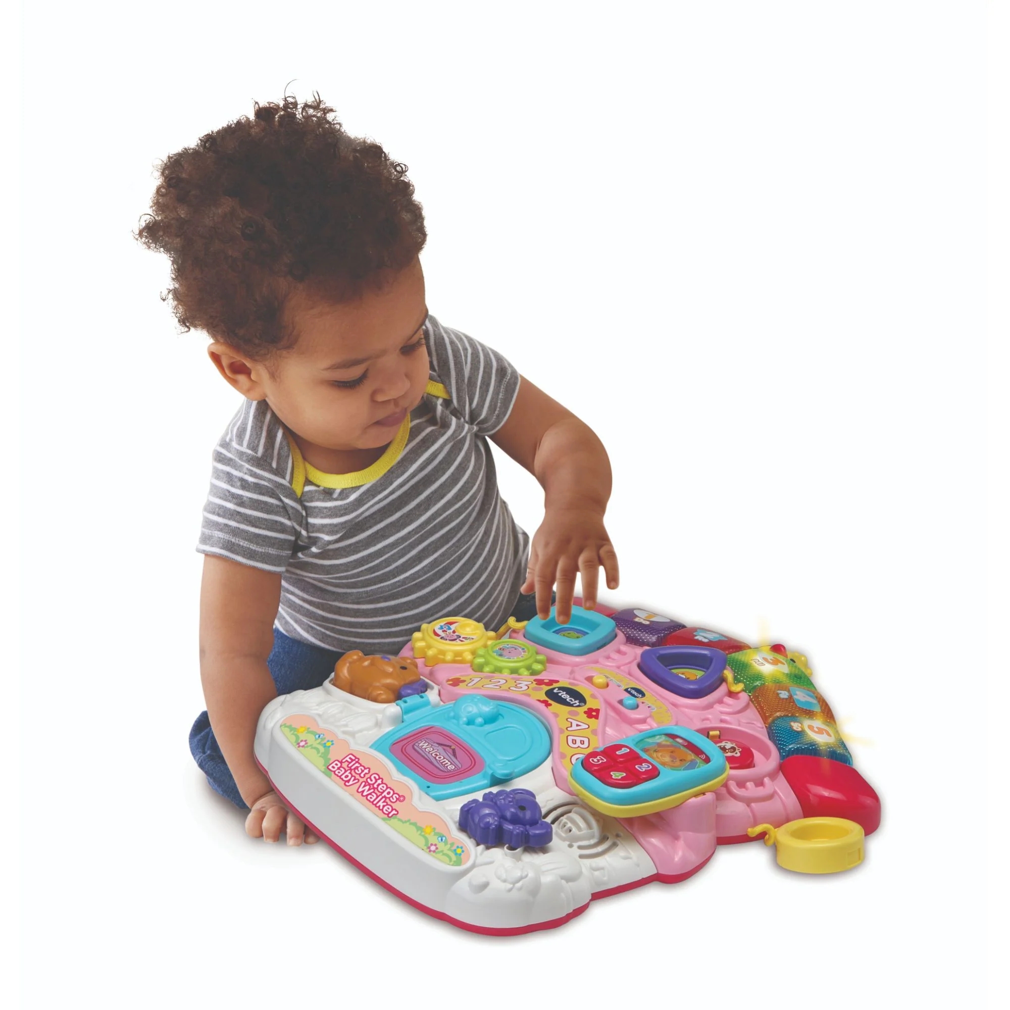 VTech First Steps Baby Walker Pink - Image 4
