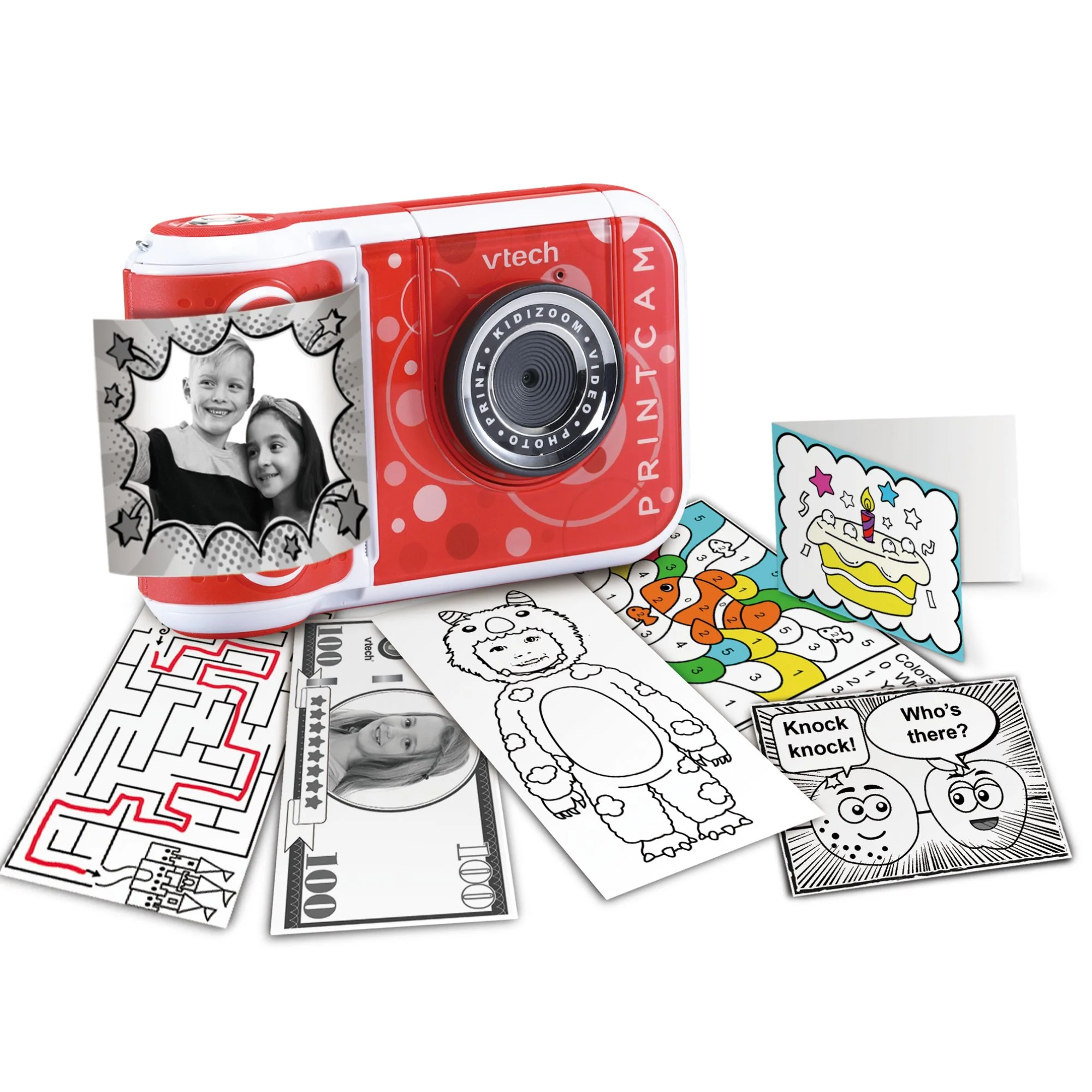 VTech Kidizoom Print Cam Red - Image 2