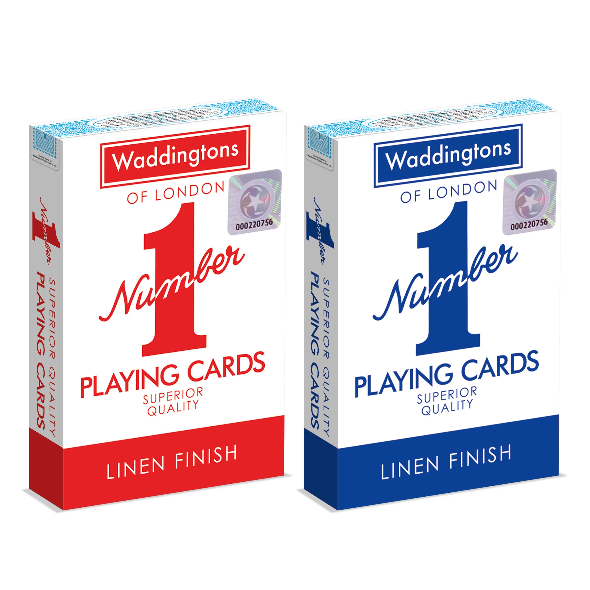 Waddingtons Playing Cards - Blue & Red