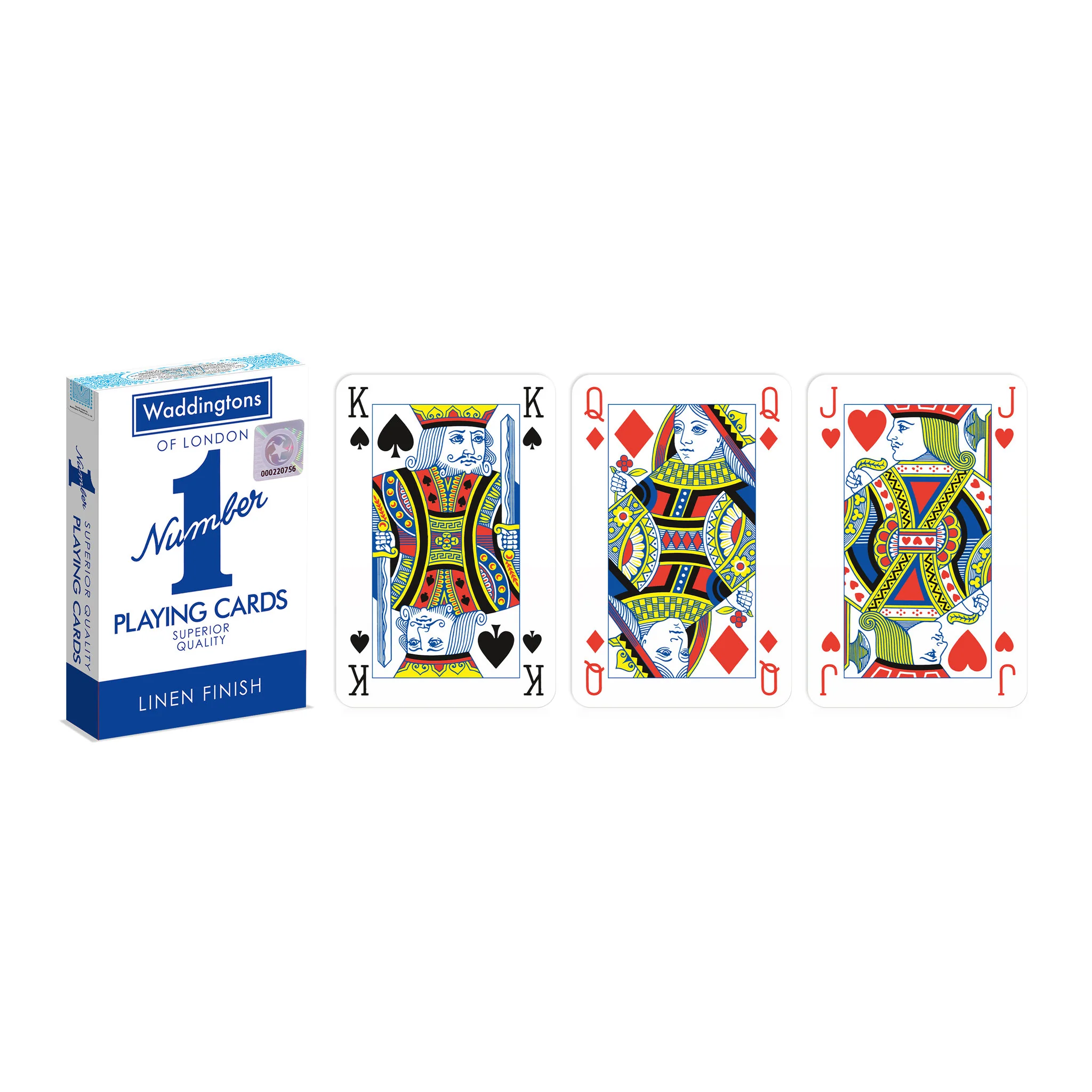 Waddingtons Playing Cards - Blue & Red - Image 2