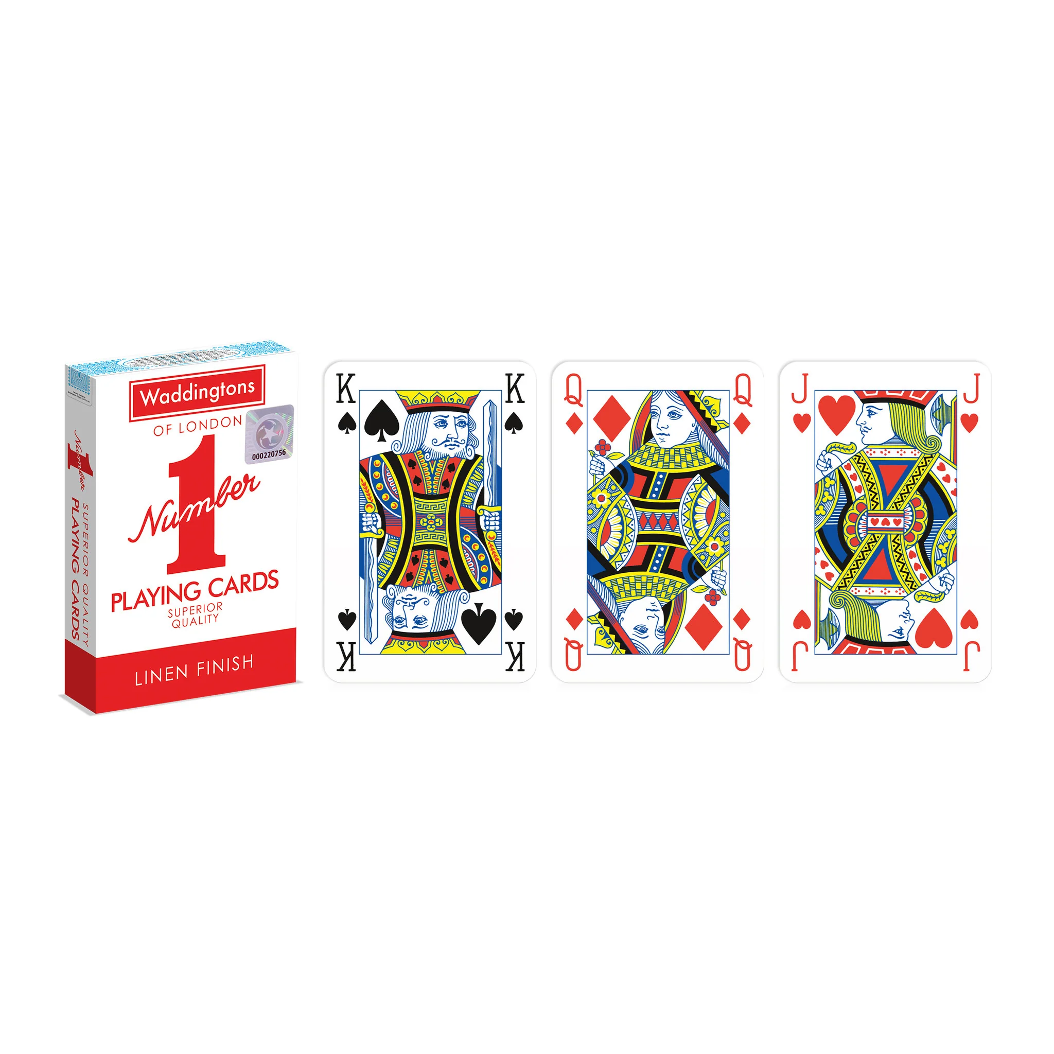 Waddingtons Playing Cards - Blue & Red - Image 3