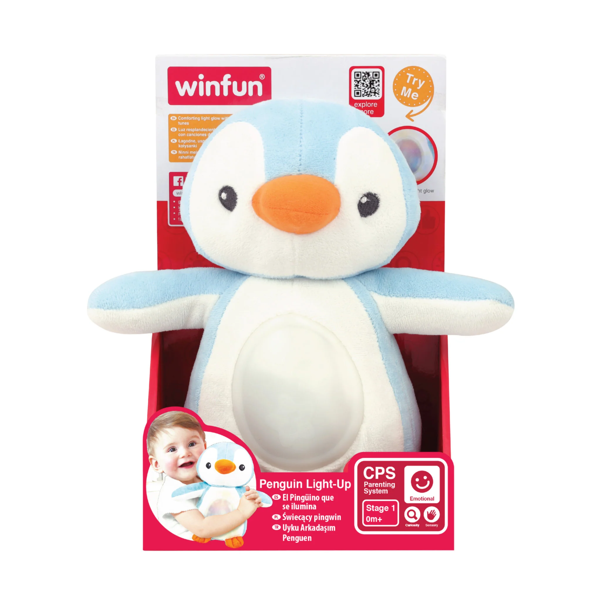 Winfun Penguin Light-Up Plush
