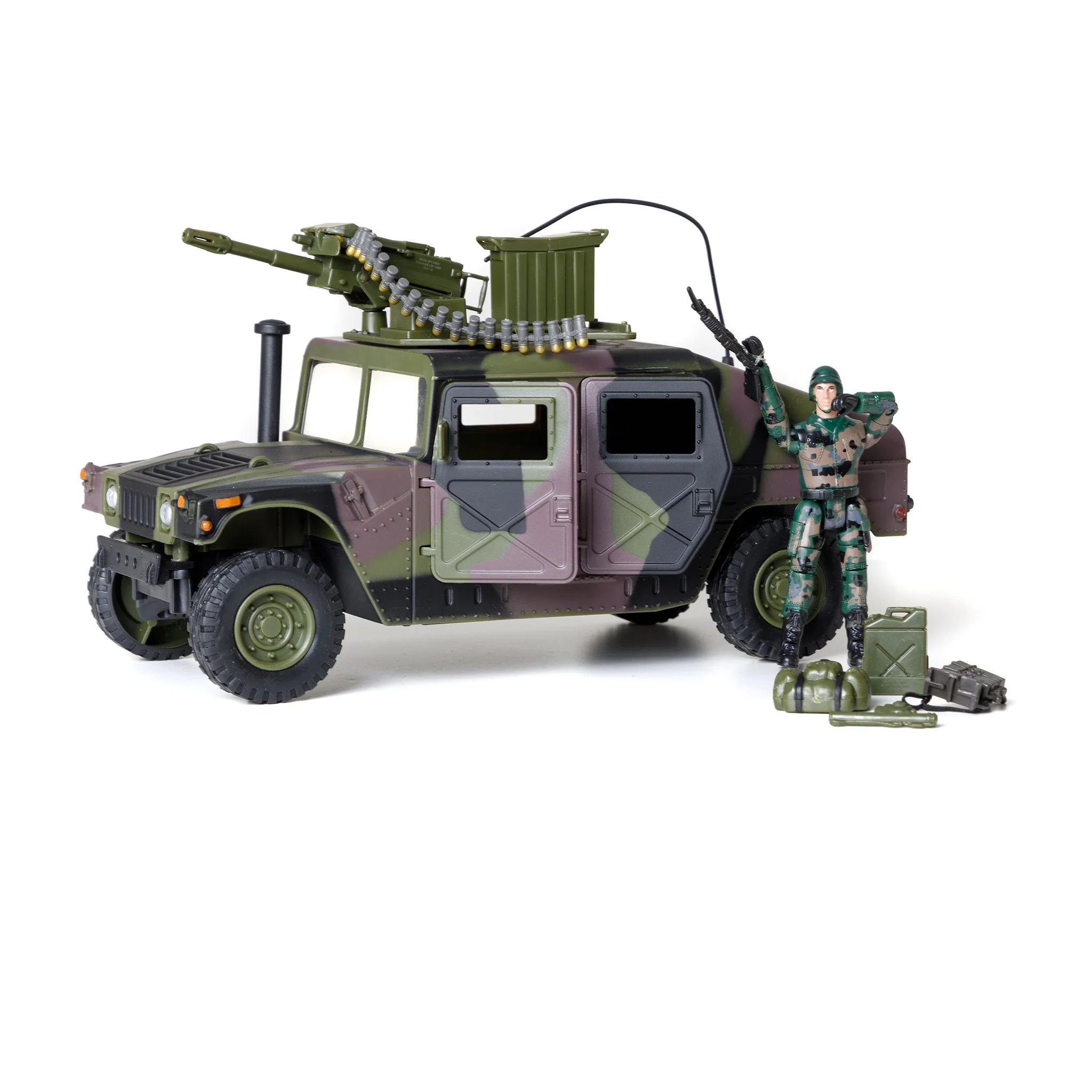 World Peacekeepers 1:18 Humvee Camo With Machine Gun - Image 3
