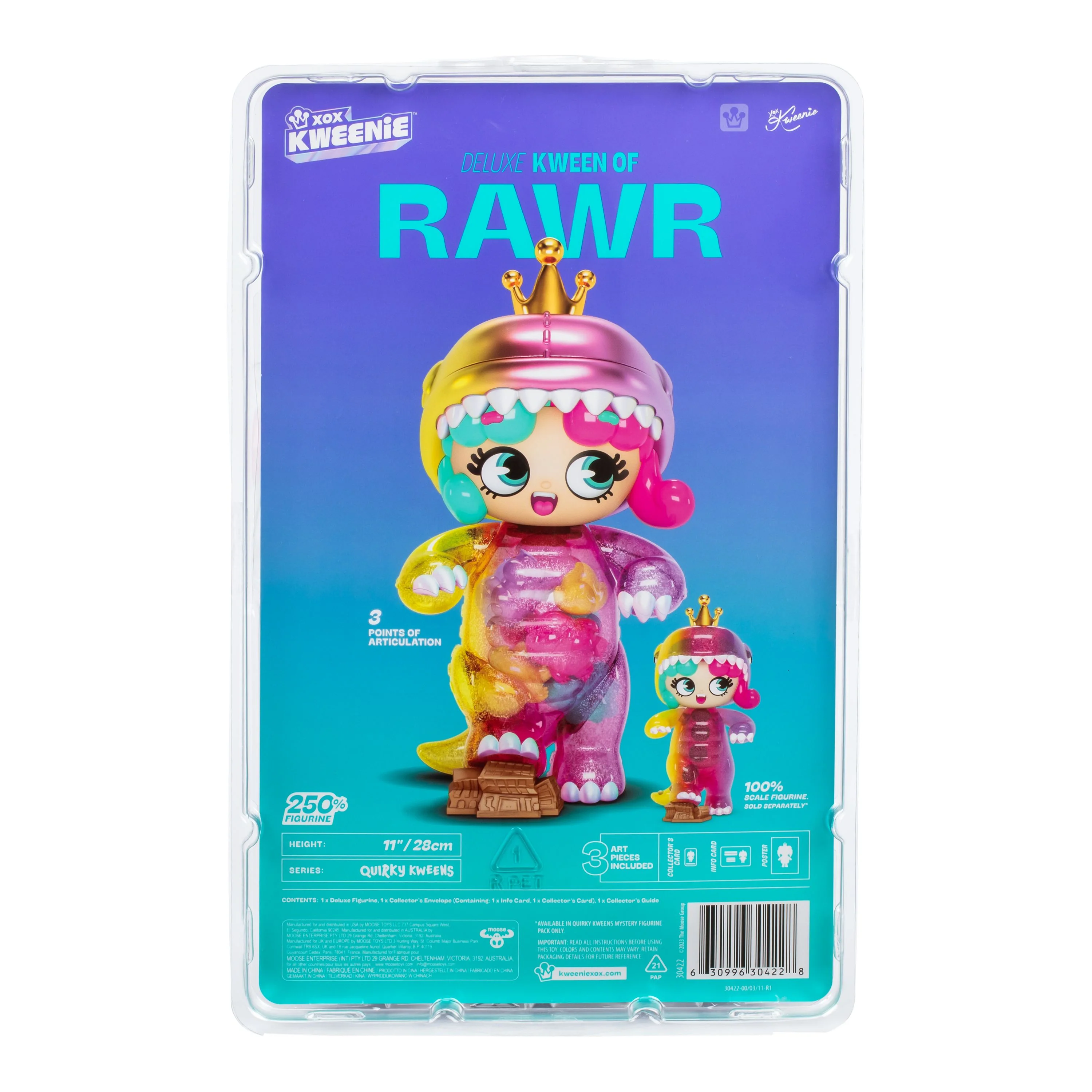 XOX Kweenies Large Deluxe Doll Figurine - Rawr - Image 2