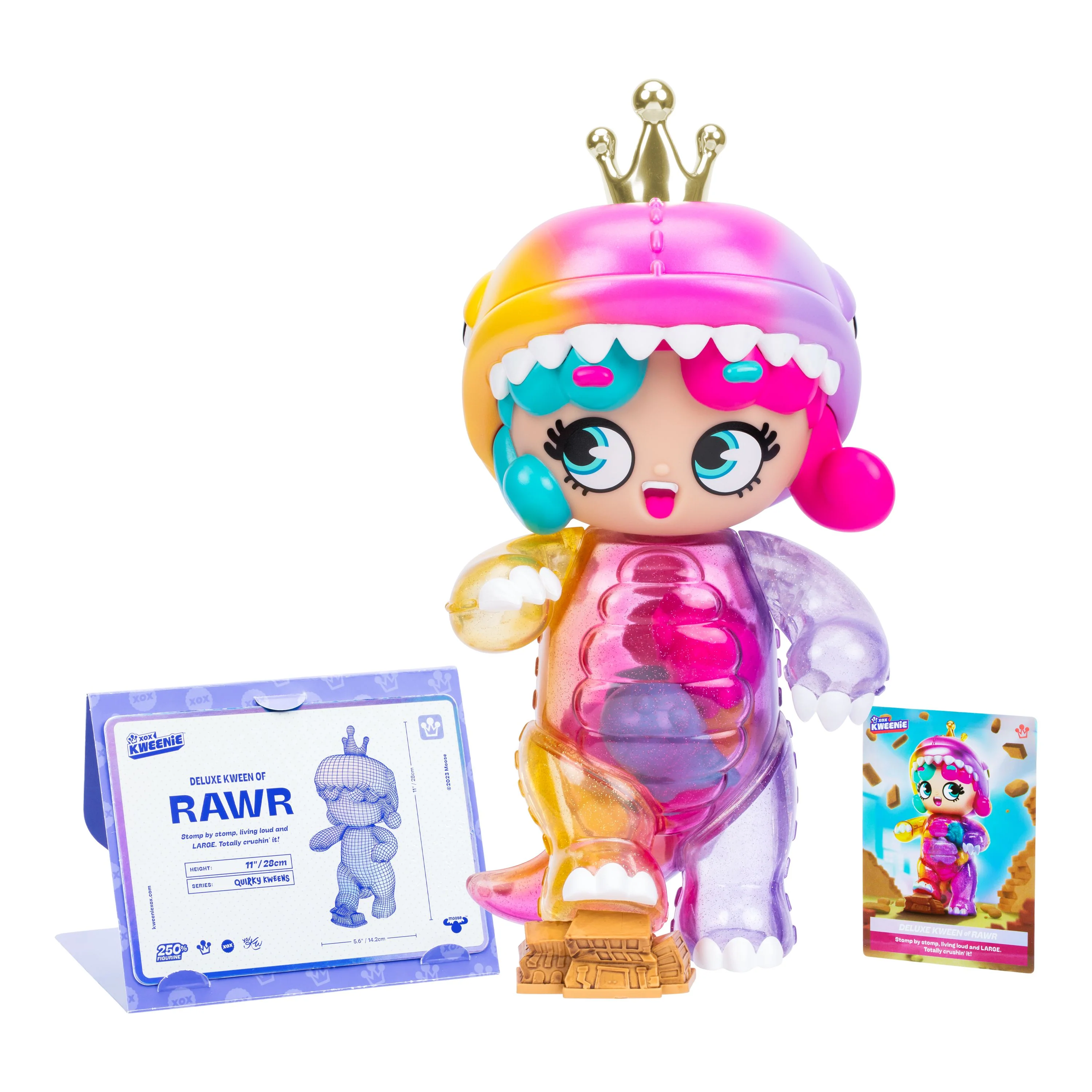 XOX Kweenies Large Deluxe Doll Figurine - Rawr - Image 5