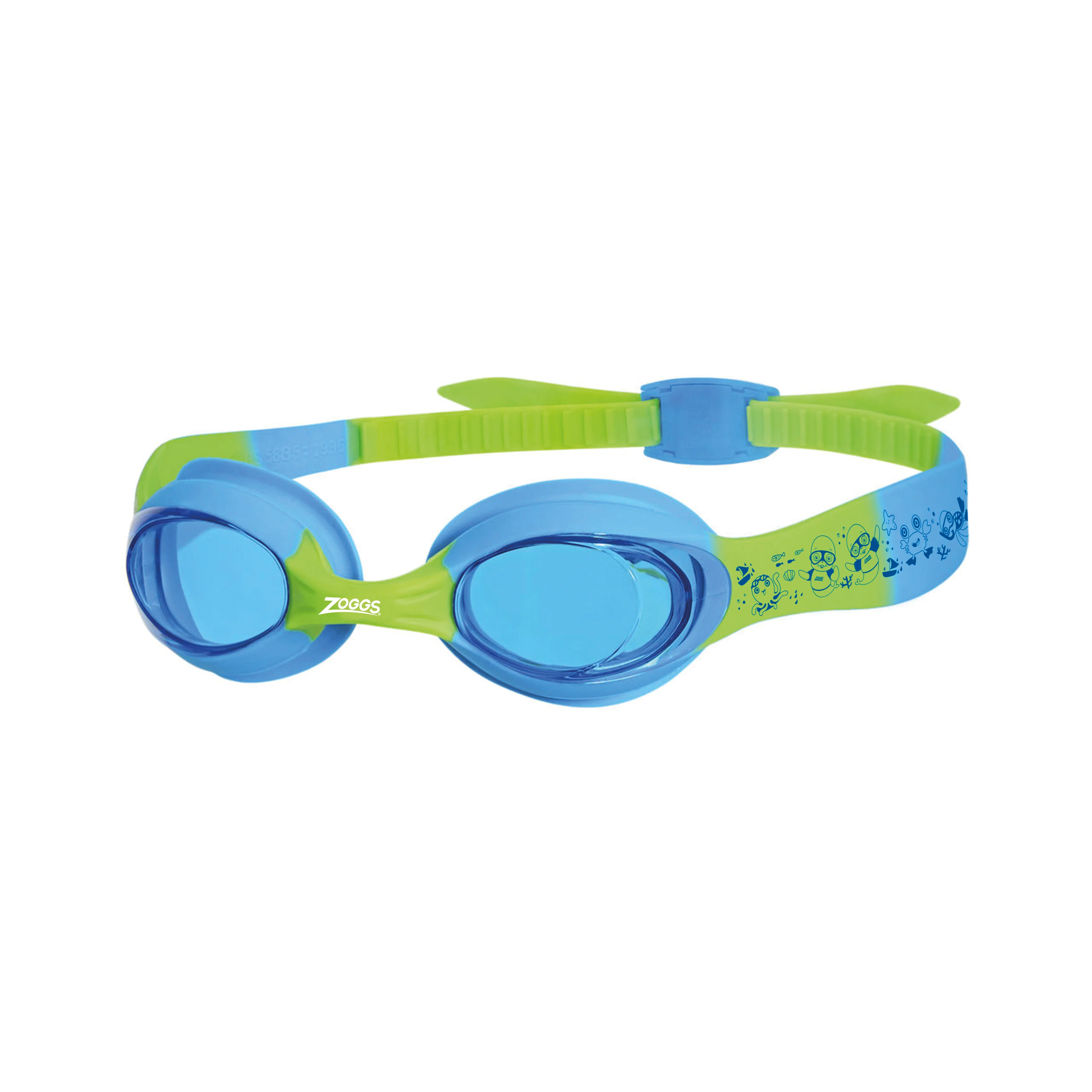 Zoggs Little Twist Blue/Green/Tint Blue Goggles
