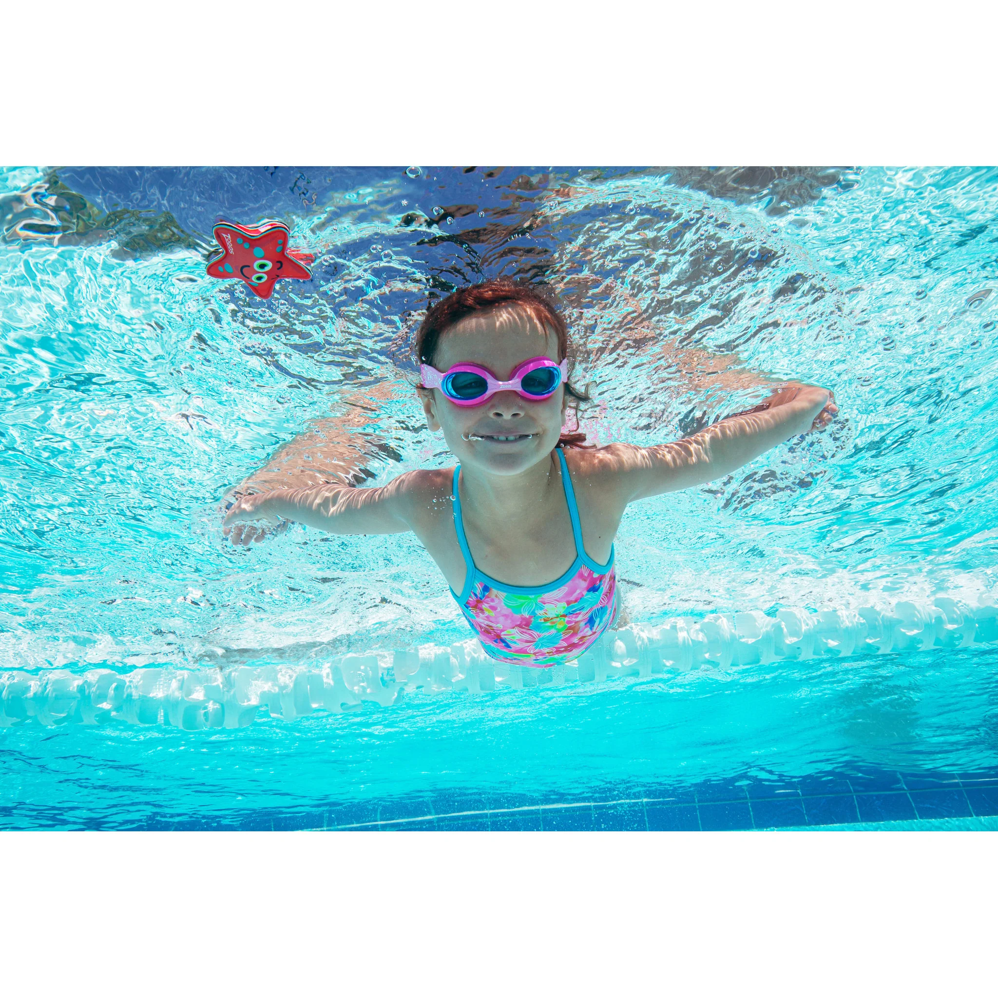 Zoggs Little Twist Pink/Pink/Tint Blue Goggles - Image 3