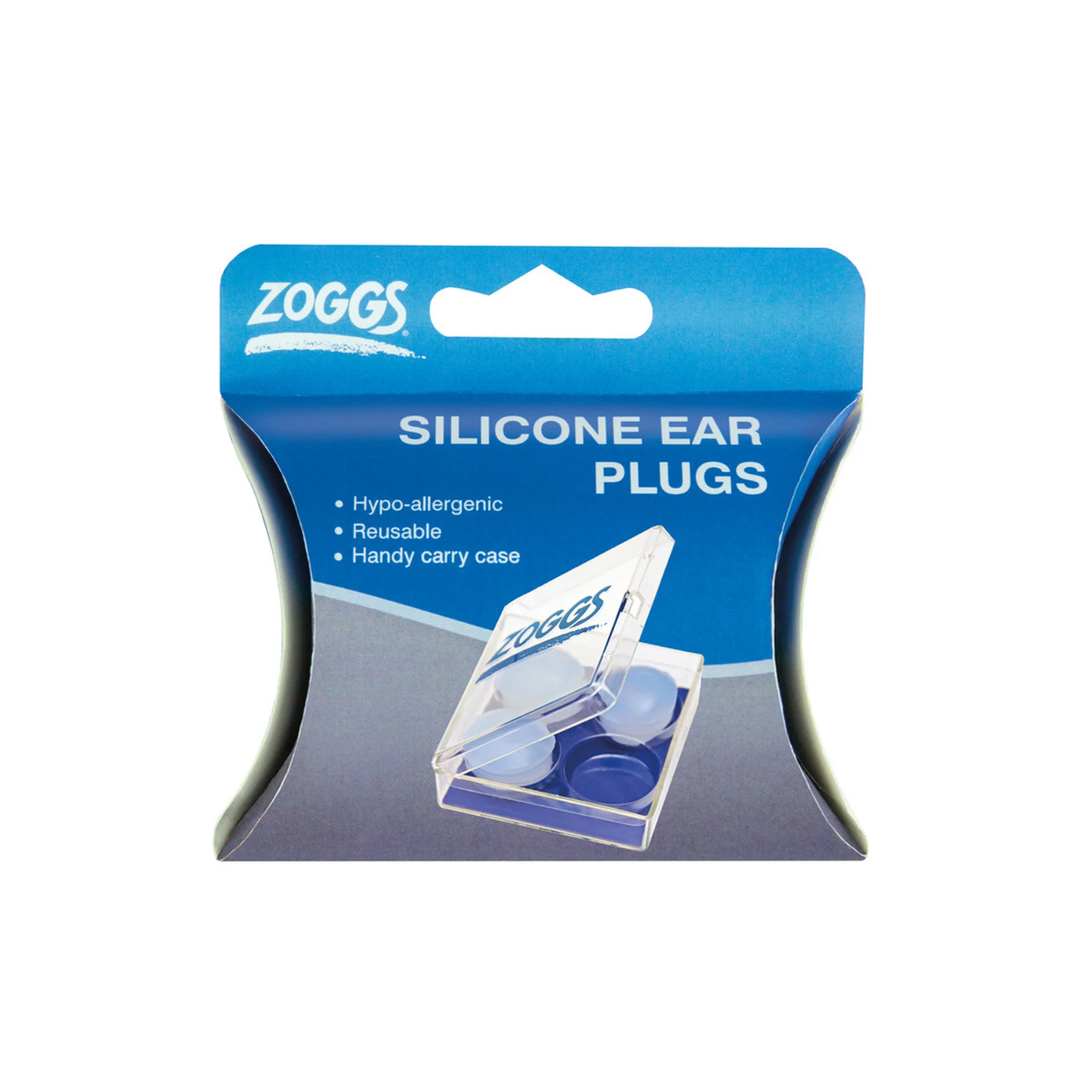 Zoggs Silicone Ear Plugs - Clear