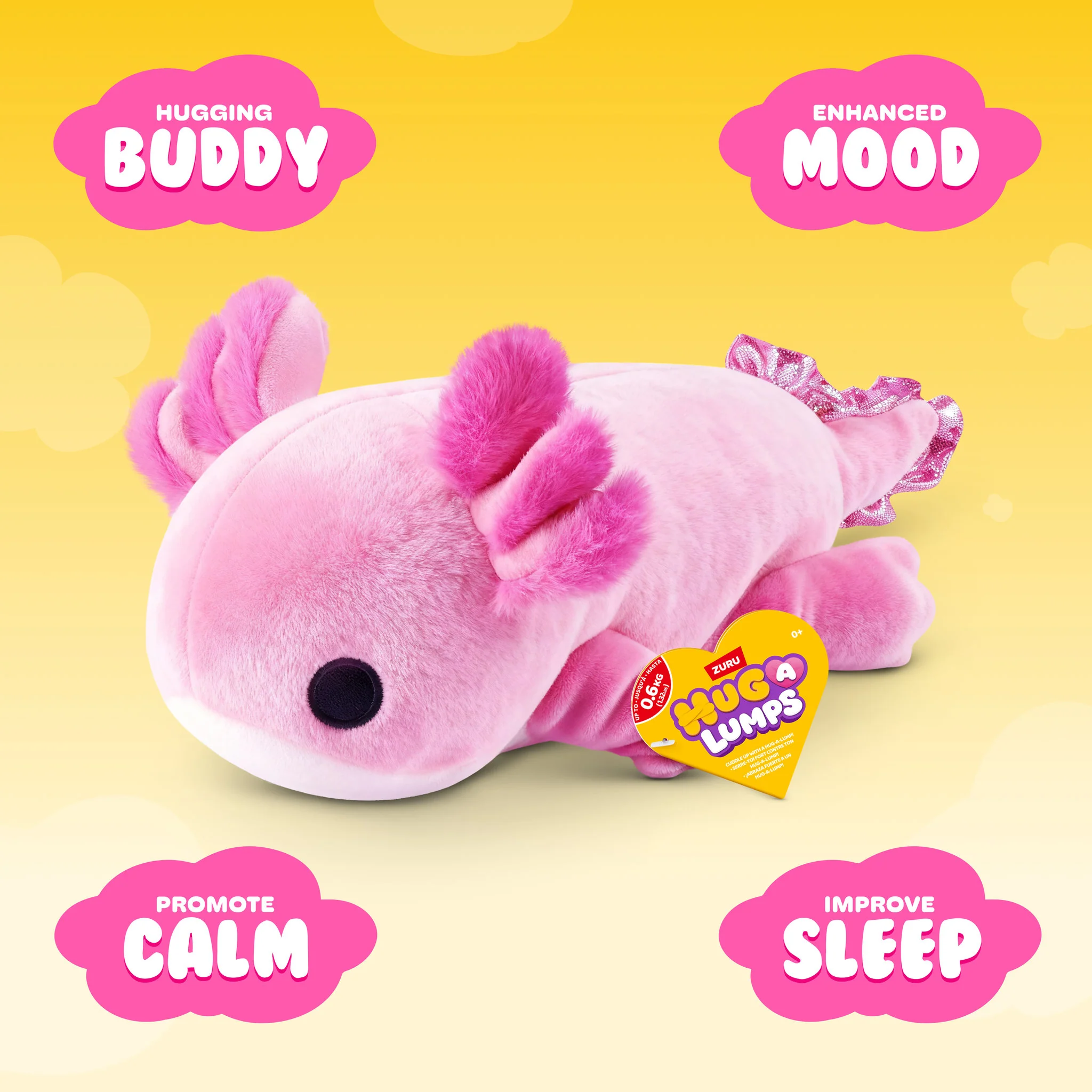 ZURU Hug A Lumps Small Love S1 - Axolotl - Image 3