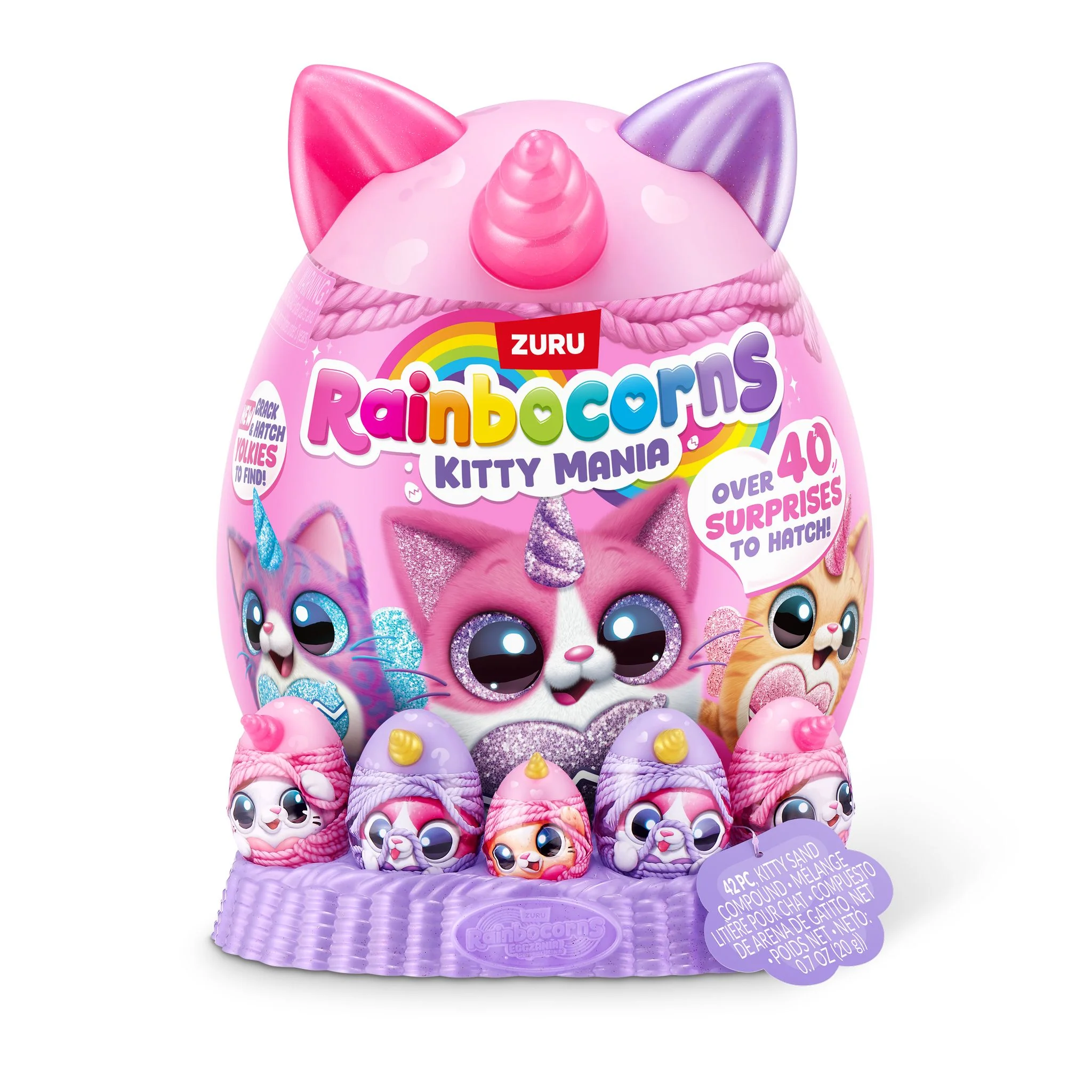 ZURU Rainbocorns Kitty Mania Surprise Plush