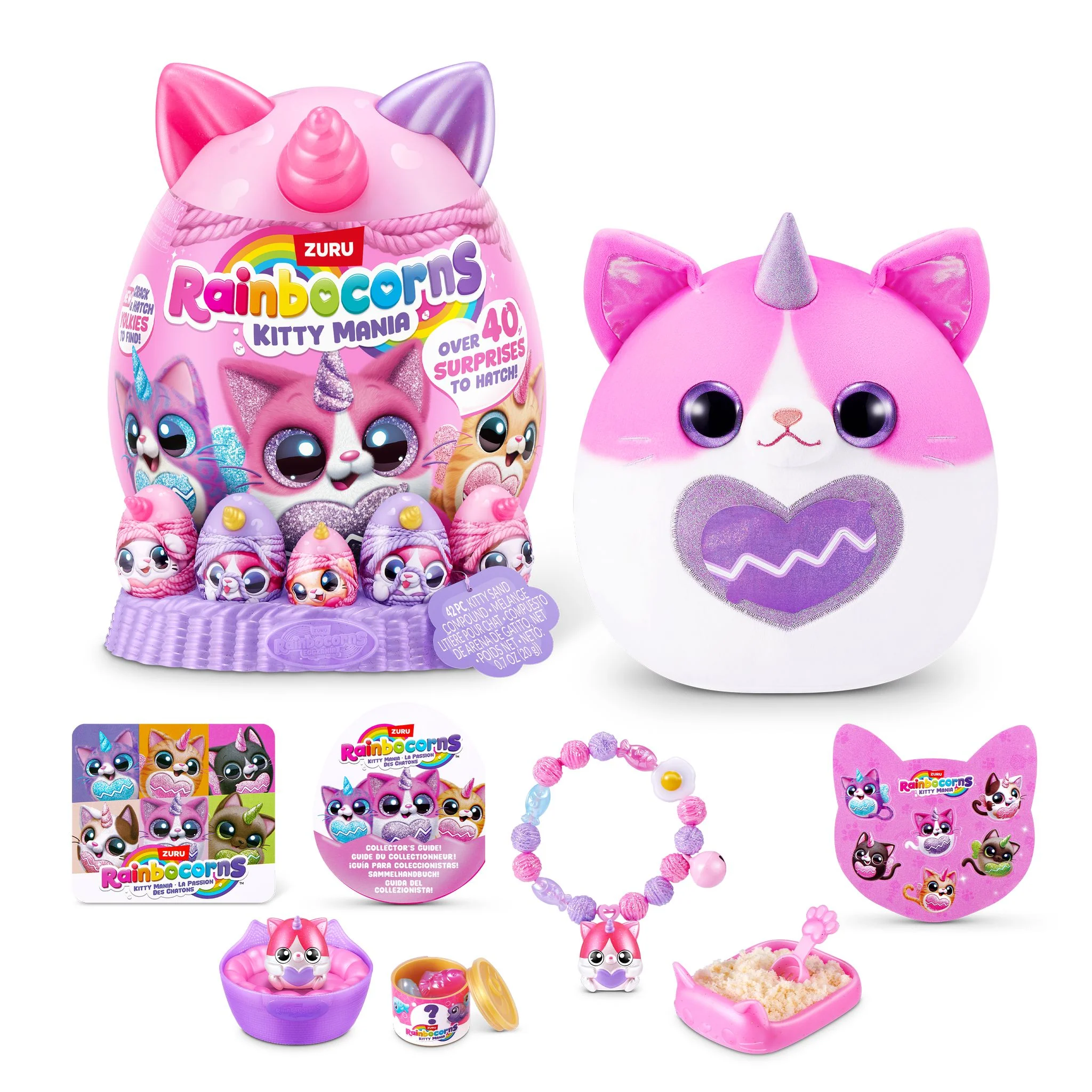 ZURU Rainbocorns Kitty Mania Surprise Plush - Image 2