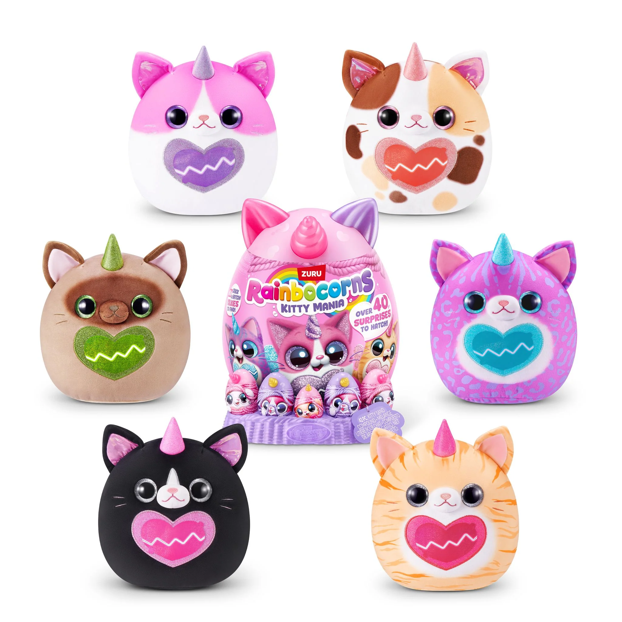 ZURU Rainbocorns Kitty Mania Surprise Plush - Image 5