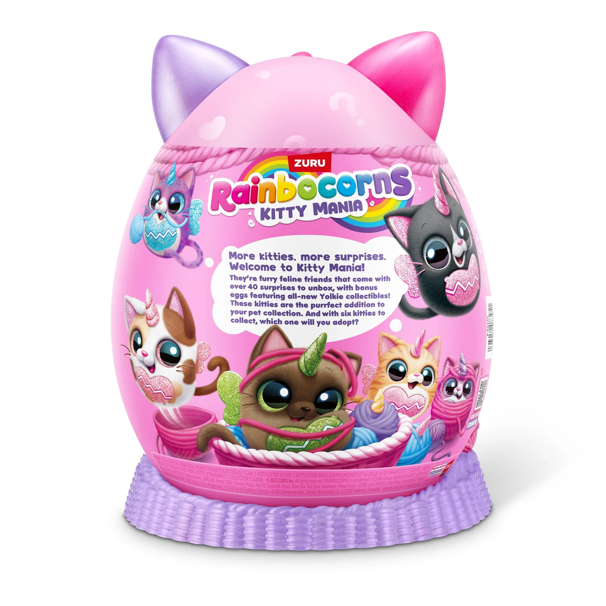 ZURU Rainbocorns Kitty Mania Surprise Plush - Image 6