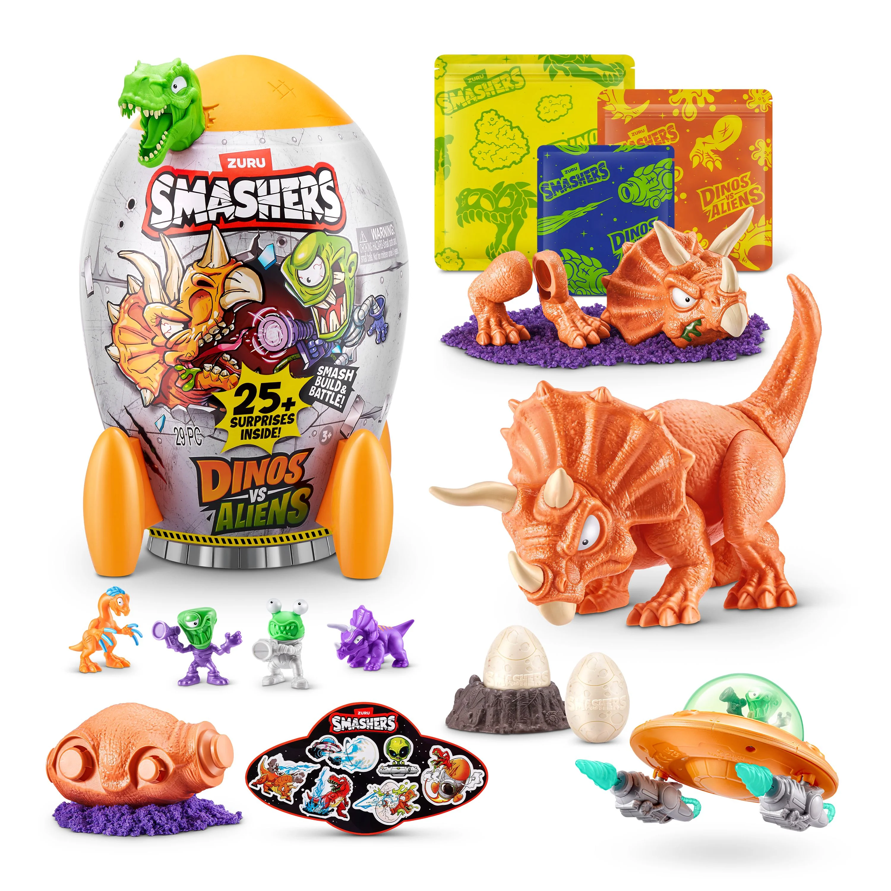 ZURU Smashers Dino VS Aliens Rocket Series 1 Assorted Styles - Image 3