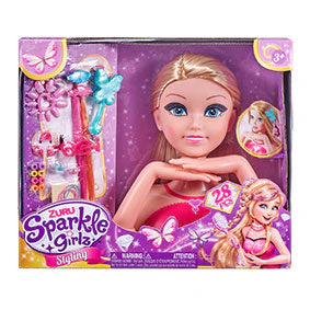 ZURU Sparkle Girlz Styling Princess Head With Fantasy Nail Design - Image 7