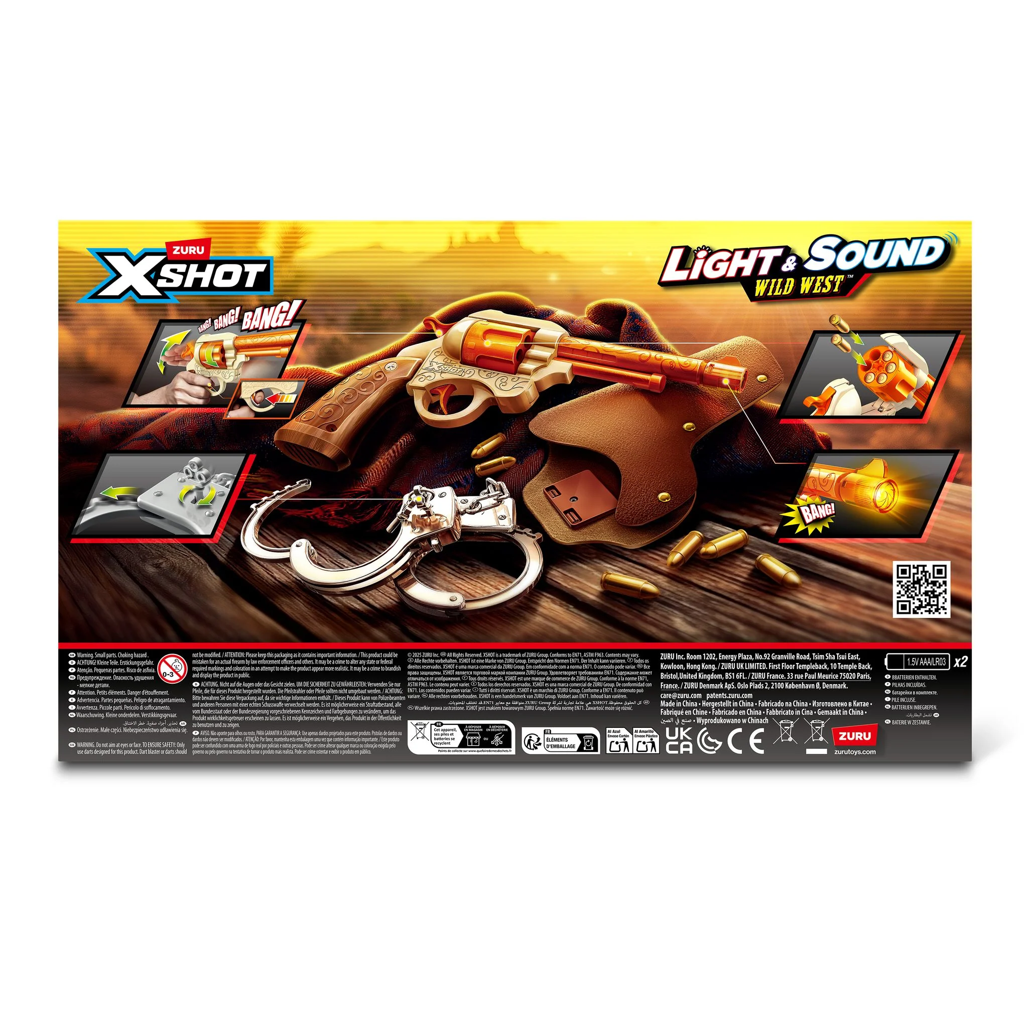 ZURU XSHOT Role Play Wild West Blaster - Image 3