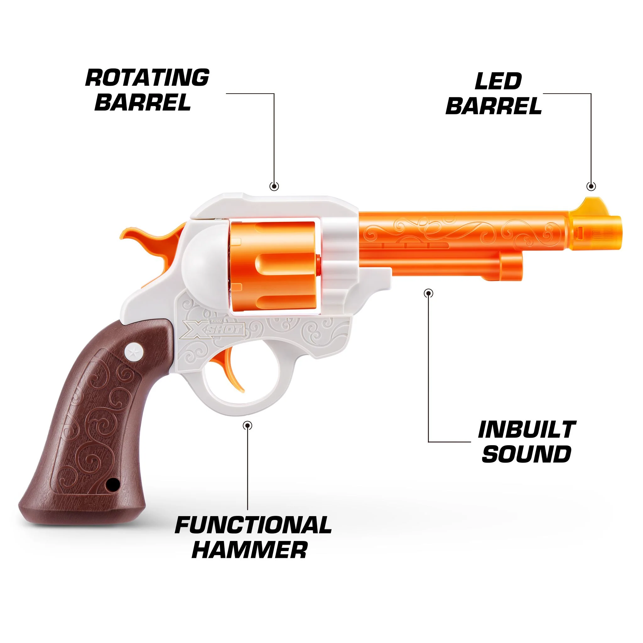 ZURU XSHOT Role Play Wild West Blaster - Image 7