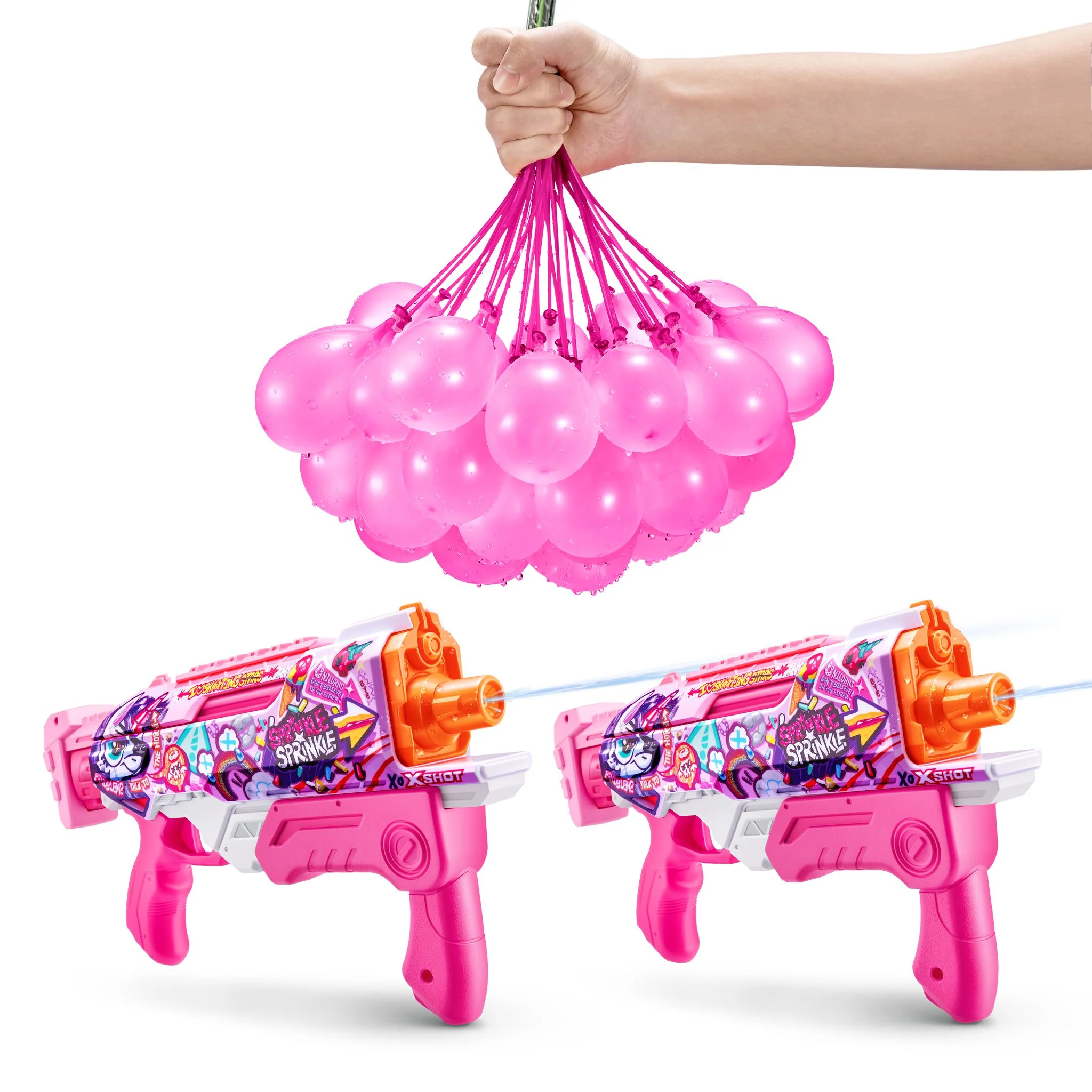 ZURU XSHOT Water & Bunch O Balloons Unicorn Hyperload Fast Fill 2 Splash Pack - Image 3