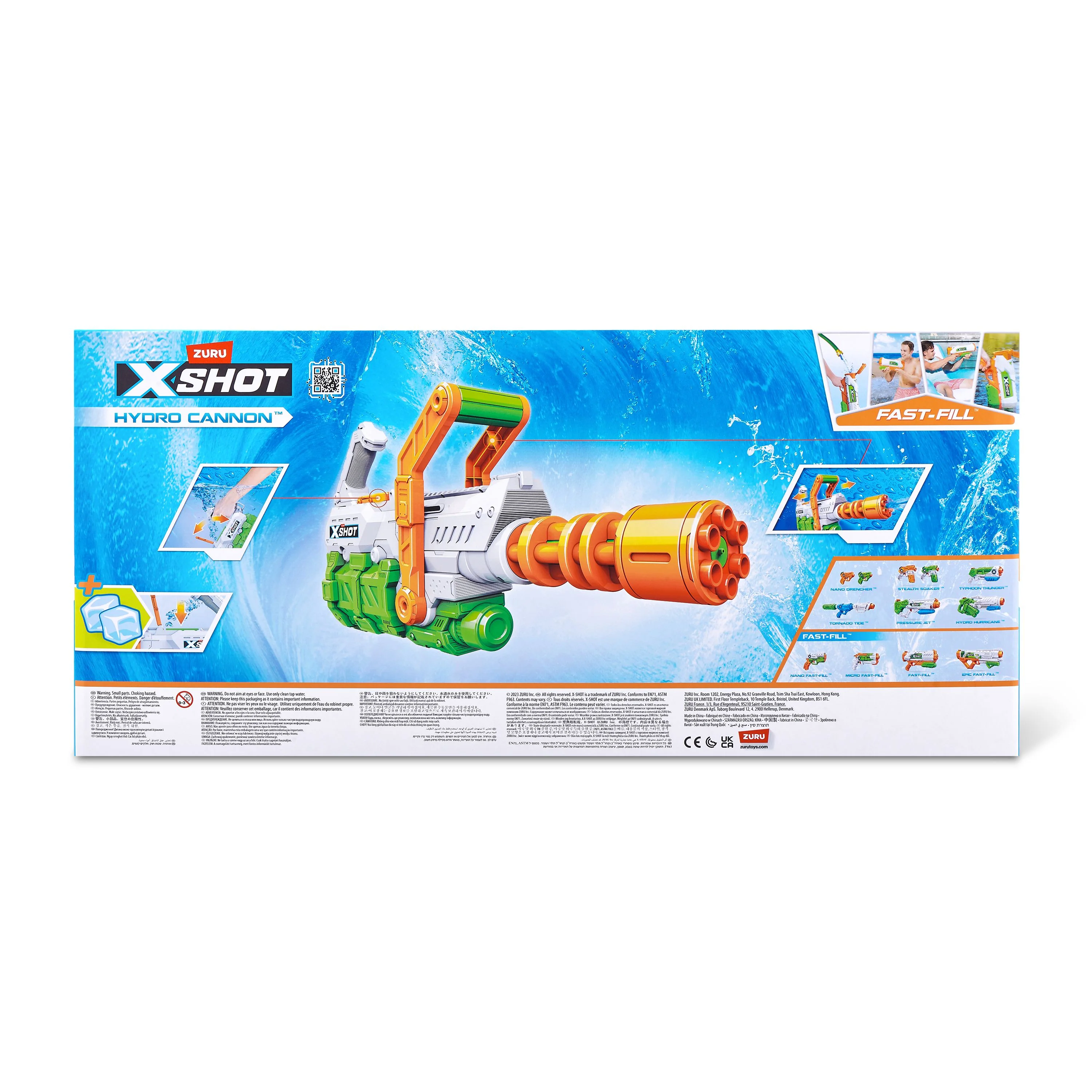 ZURU XSHOT Water Fast Fill Skins Hydro Canon - Image 2